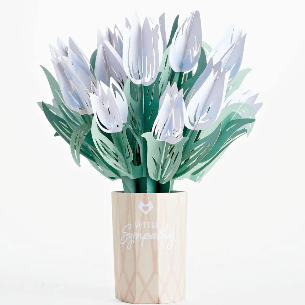 Lovepop Pop-Up Bouquets|Card & Gift Bundles|Sympathy Tree and Tulips Bundle