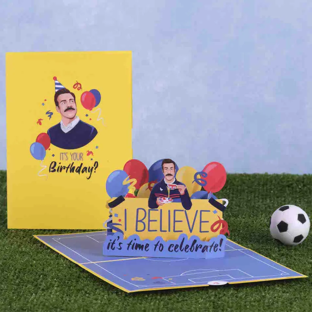 Lovepop Birthday|Him|Ted Lasso I Believe Birthday Pop-Up Card