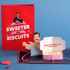 Lovepop Valentine'S Day 2/14|Ted Lasso|Ted Lasso Sweeter Than Biscuits Pop-Up Card