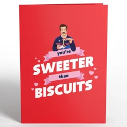 Lovepop Valentine'S Day 2/14|Ted Lasso|Ted Lasso Sweeter Than Biscuits Pop-Up Card