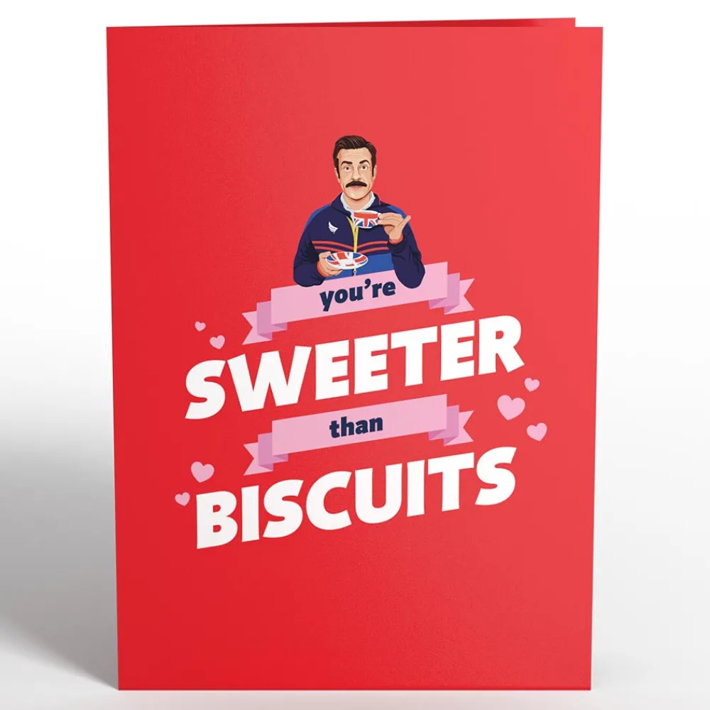 Lovepop Valentine'S Day 2/14|Ted Lasso|Ted Lasso Sweeter Than Biscuits Pop-Up Card