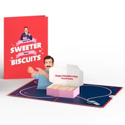 Lovepop Valentine'S Day 2/14|Ted Lasso|Ted Lasso Sweeter Than Biscuits Pop-Up Card