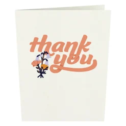 Lovepop Notecards|Thank You|Thank You Flower Basket Notecards (4-Pack)
