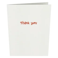 Lovepop Notecards|Thank You|Thank You Whimsical Notecards (Assorted 4-Pack)