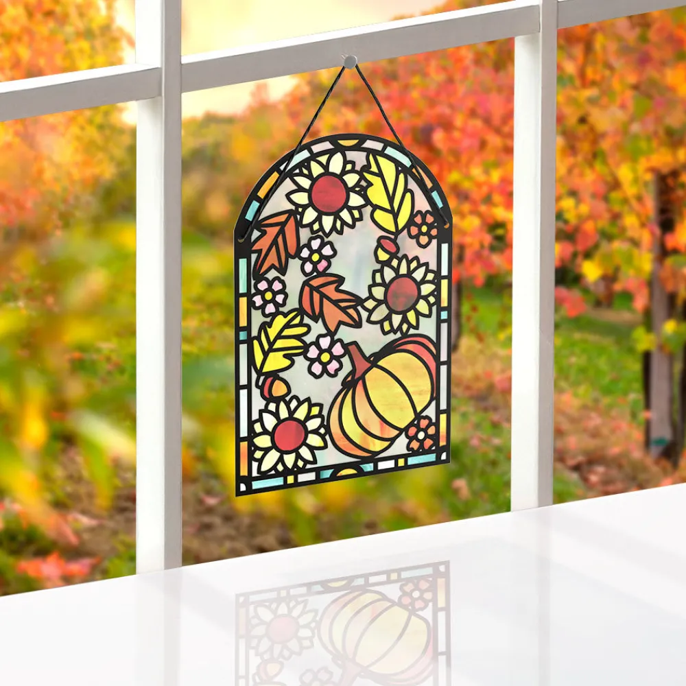 Lovepop Suncatcher Cards|Decor|Thankful Harvest Suncatcher Card