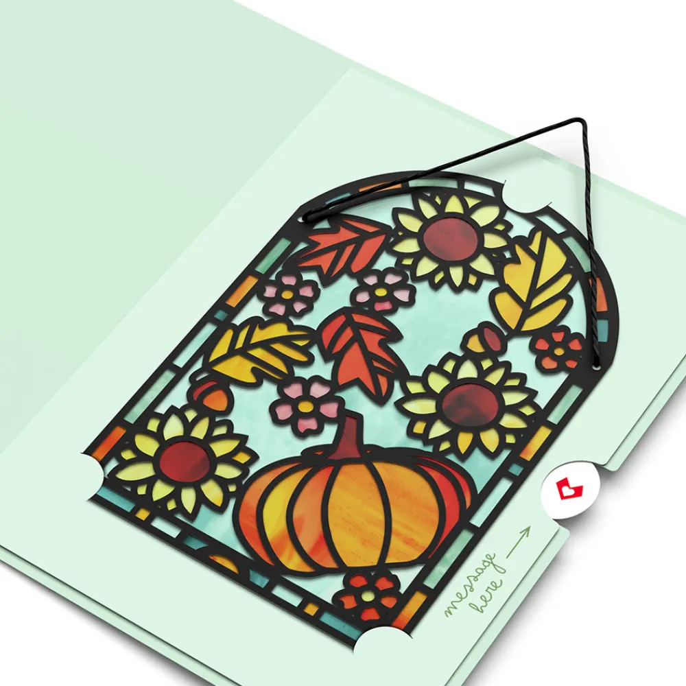 Lovepop Pop-Up Bouquets|Card & Gift Bundles|Thankful Suncatcher Card & Pop-Up Bouquet Bundle