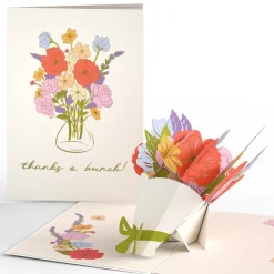 Lovepop Greeting Cards|Thank You|Thanks a Bunch Bouquet Pop-Up Card