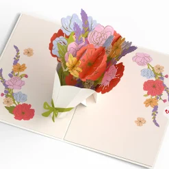 Lovepop Greeting Cards|Thank You|Thanks a Bunch Bouquet Pop-Up Card