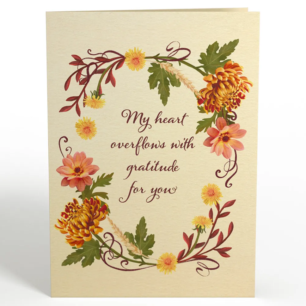 Lovepop Pop-Up Bouquets|Card & Gift Bundles|Thanksgiving Gratitude Pop-Up Card & Bouquet Bundle