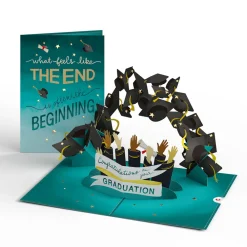 Lovepop Greeting Cards|Congratulations|The End is the Beginning Graduation Pop-Up Card