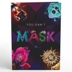 Lovepop Congratulations|Just Because|The Masked Singer™ You’re Masknificent Pop-Up Card