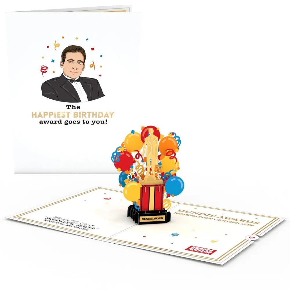 Lovepop Birthday|The Office|The Office Birthday Dundie Award Pop-Up Card