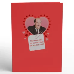 Lovepop Valentine'S Day 2/14|Kids|The Office Kevin Valentine Pop-Up Card