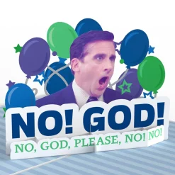 Lovepop Birthday|The Office|The Office No! God! Birthday Pop-Up Card