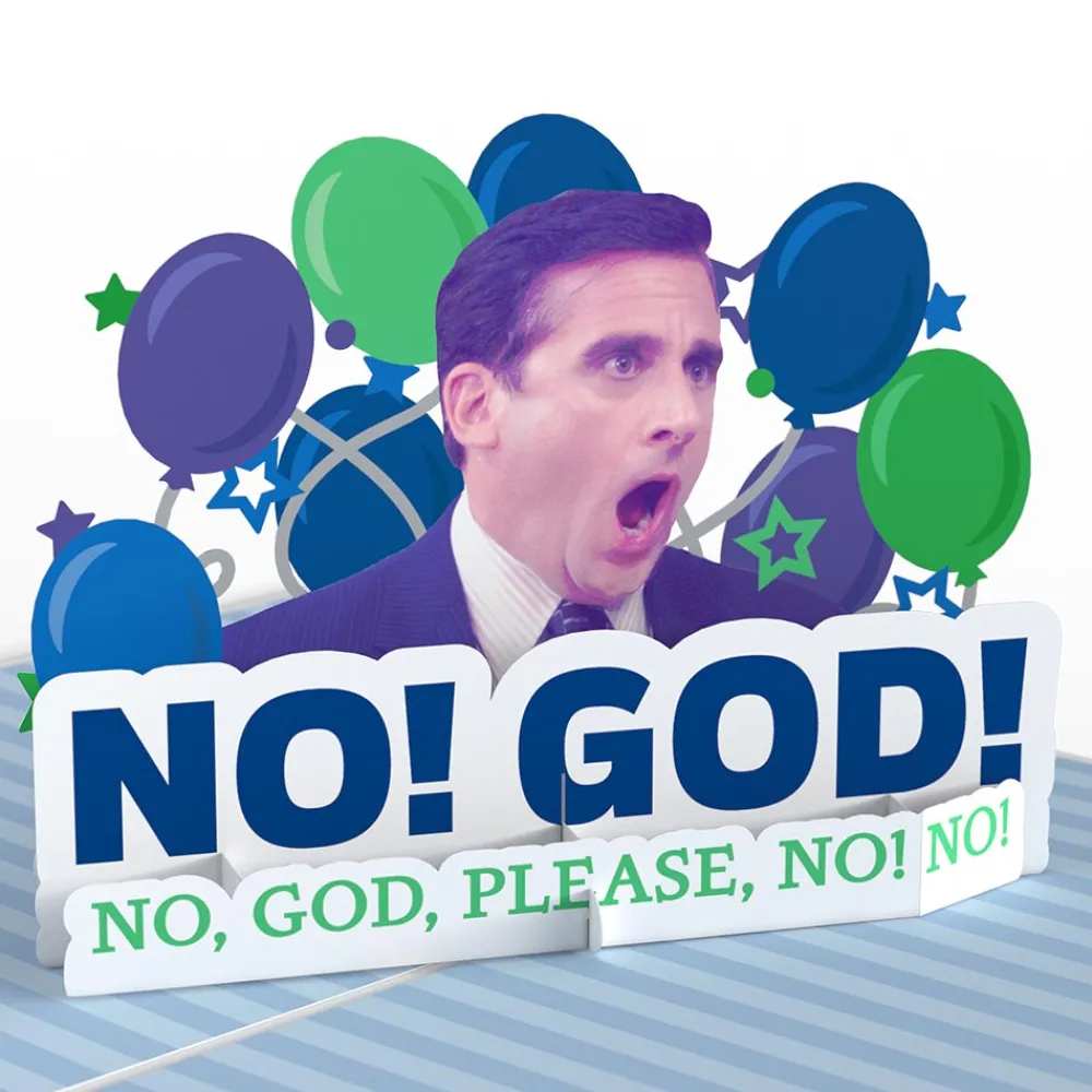 Lovepop Birthday|The Office|The Office No! God! Birthday Pop-Up Card