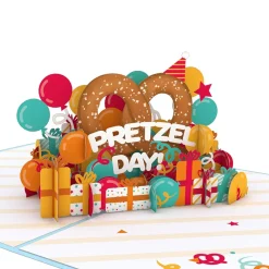 Lovepop Birthday|The Office|The Office Pretzel Day Birthday Pop-Up Card