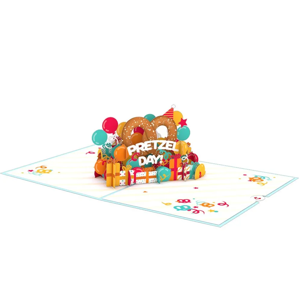 Lovepop Birthday|The Office|The Office Pretzel Day Birthday Pop-Up Card