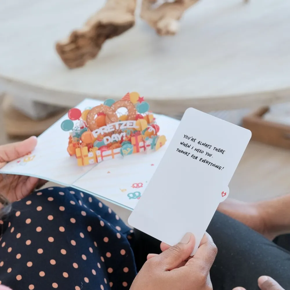 Lovepop Birthday|The Office|The Office Pretzel Day Birthday Pop-Up Card