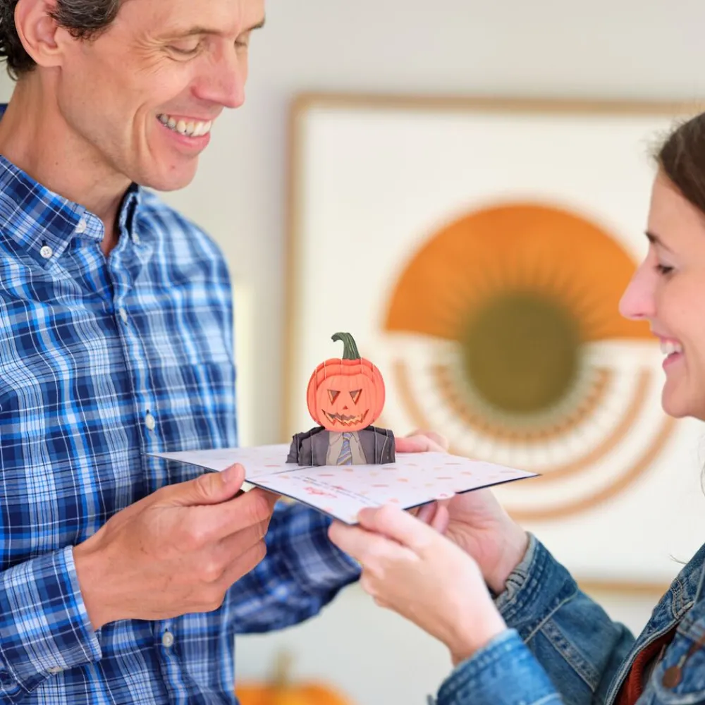 Lovepop Halloween 10/31|The Office|The Office Pumpkin Head Halloween Pop-Up Card