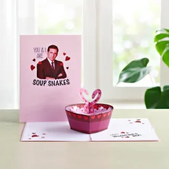 Lovepop Valentine'S Day 2/14|The Office|The Office Soup Snakes Pop-Up Card
