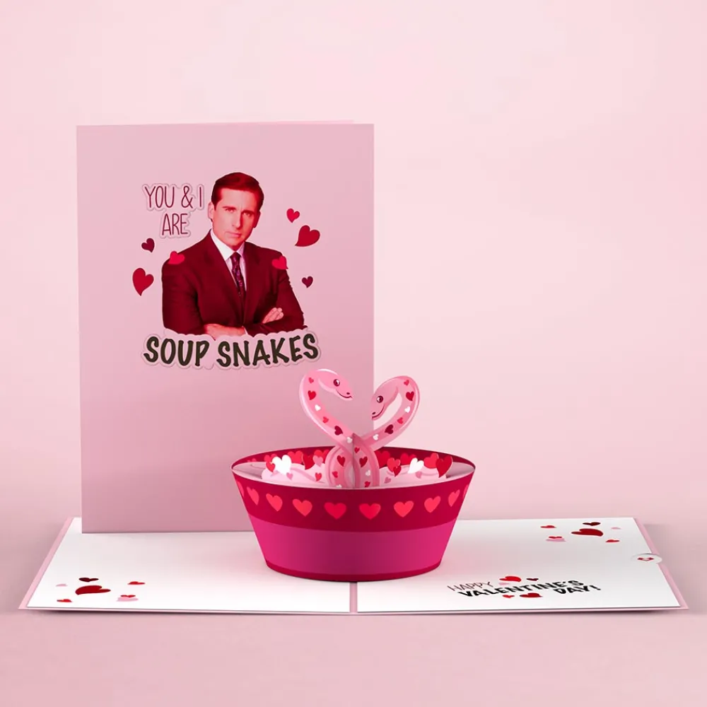 Lovepop Valentine'S Day 2/14|The Office|The Office Soup Snakes Pop-Up Card