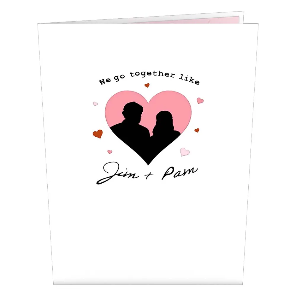 Lovepop Valentine'S Day 2/14|Her|The Office We Go Together Like Jim and Pam Pop-Up Card