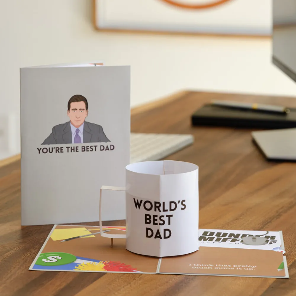 Lovepop Father'S Day 6/15|Dad|The Office World’s Best Dad Pop-Up Card