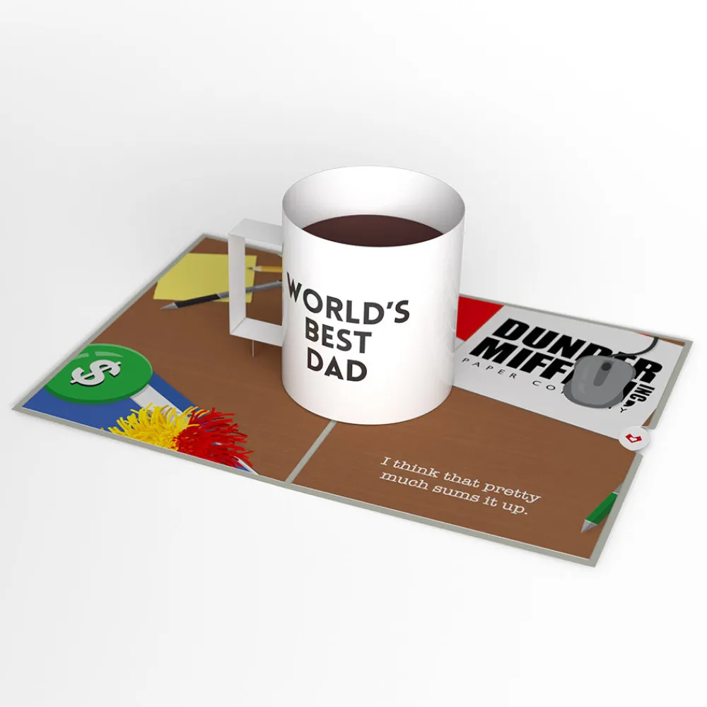 Lovepop Father'S Day 6/15|Dad|The Office World’s Best Dad Pop-Up Card