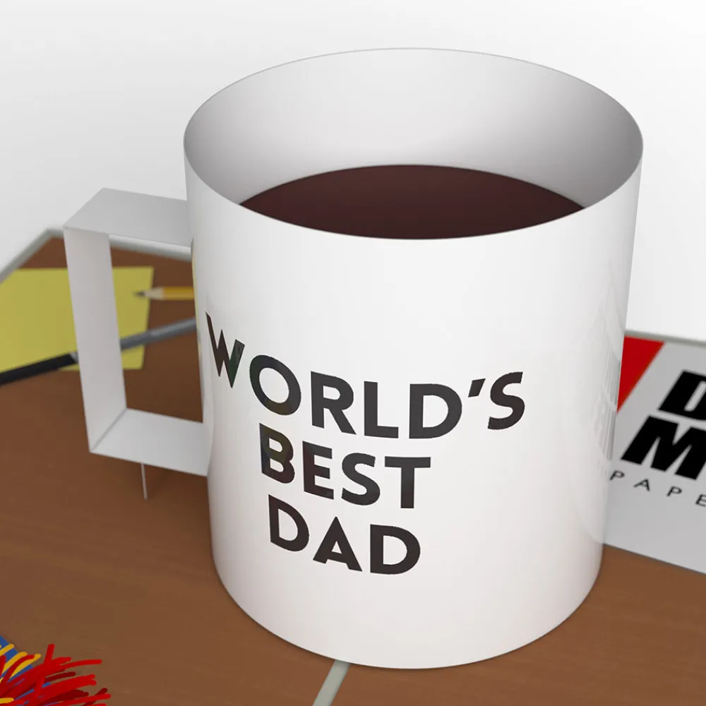 Lovepop Father'S Day 6/15|Dad|The Office World’s Best Dad Pop-Up Card