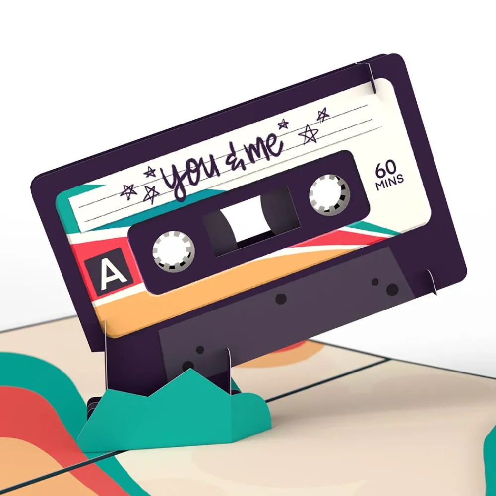 Lovepop Greeting Cards|Anniversary|The Perfect Mixtape Pop-Up Card