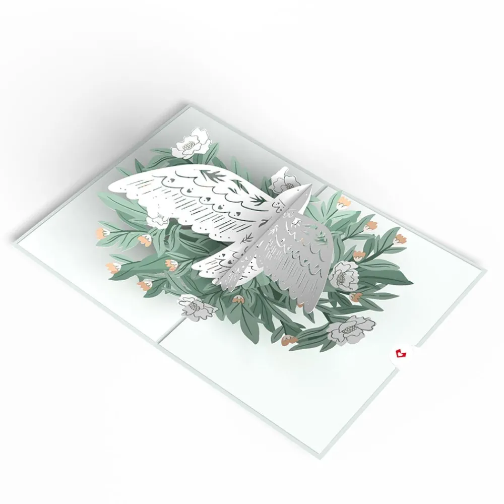 Lovepop Greeting Cards|Get Well|Thinking of You Dove Pop-Up Card