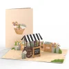Lovepop Greeting Cards|Just Because|Thinking of You Flower Cart Pop-Up Card