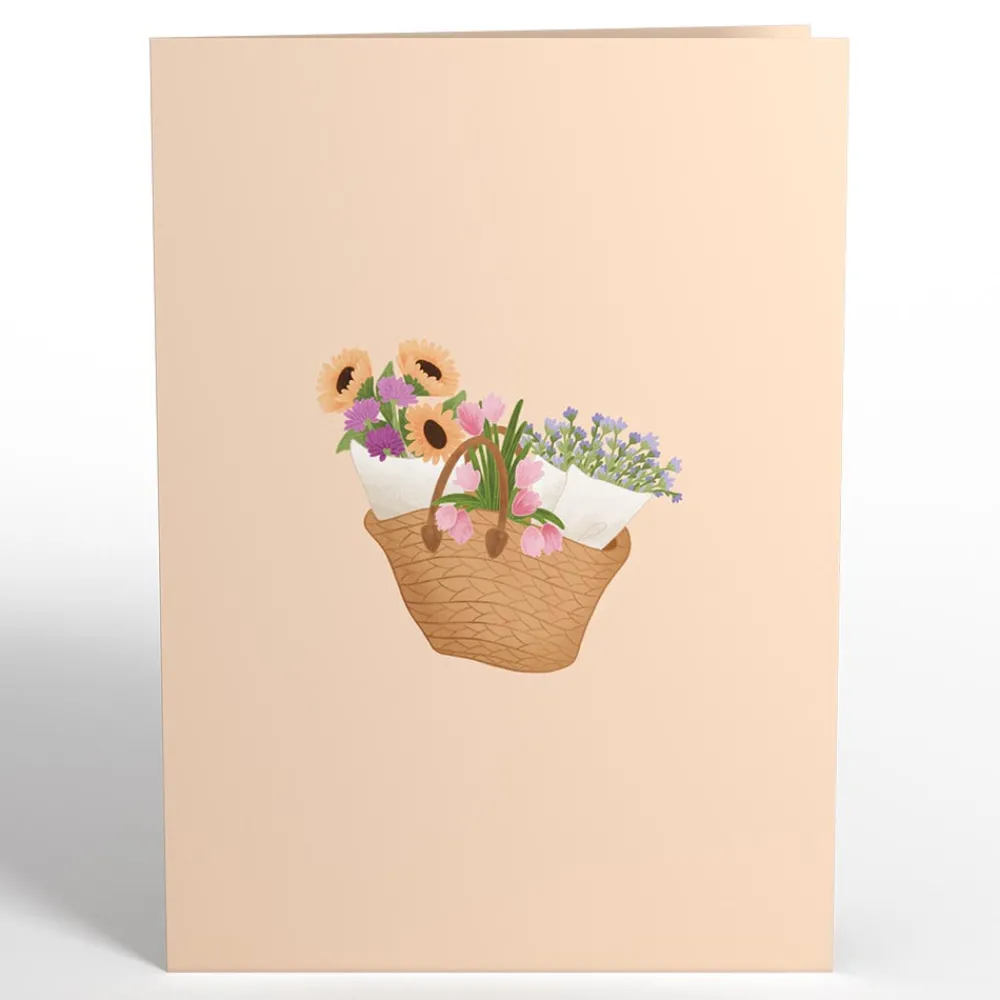 Lovepop Greeting Cards|Just Because|Thinking of You Flower Cart Pop-Up Card