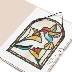 Lovepop Pop-Up Bouquets|Card & Gift Bundles|Thinking of You Hummingbird Suncatcher Card & Pop-Up Bouquet Bundle