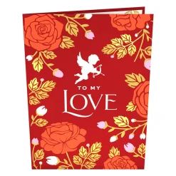 Lovepop Pop-Up Bouquets|Anniversary|To My Love Card with Mini Bouquet