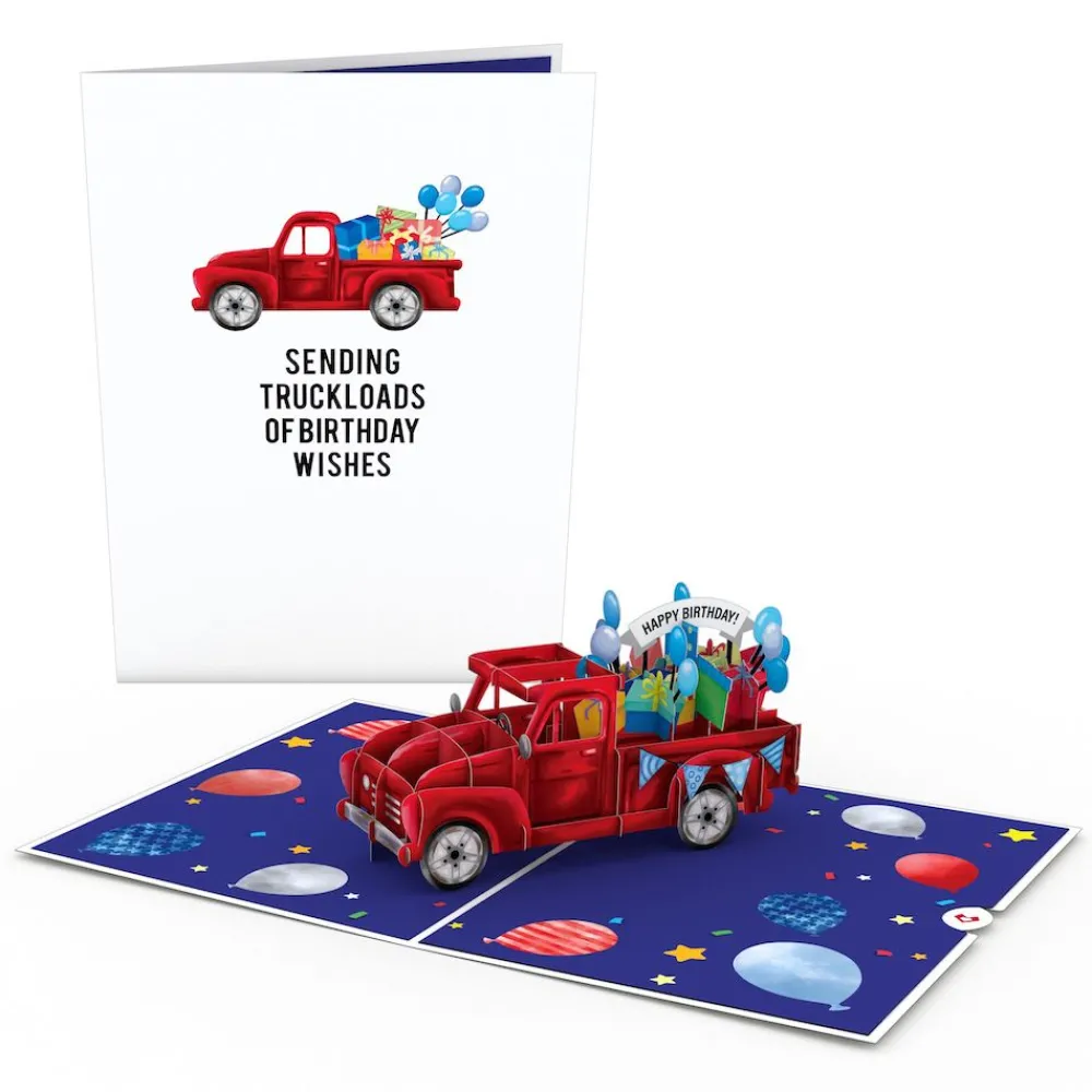 Lovepop Greeting Cards|Birthday|Truckloads of Birthday Wishes Pop-Up Card