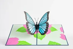 Lovepop Pop-Up Bouquets|Card & Gift Bundles|Tulip & Blue Morpho Butterfly Bundle