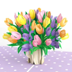 Lovepop Greeting Cards|Birthday|Tulips Pop-Up Card