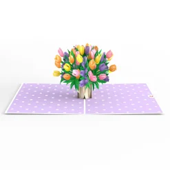 Lovepop Greeting Cards|Birthday|Tulips Pop-Up Card