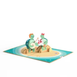 Lovepop Greeting Cards|Anniversary|Turtley in Love Pop-Up Card
