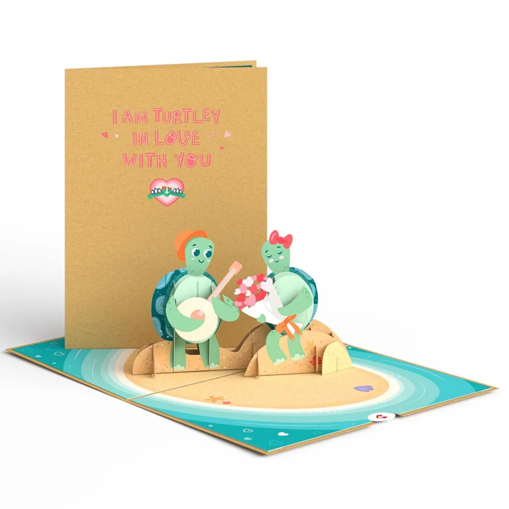 Lovepop Greeting Cards|Anniversary|Turtley in Love Pop-Up Card