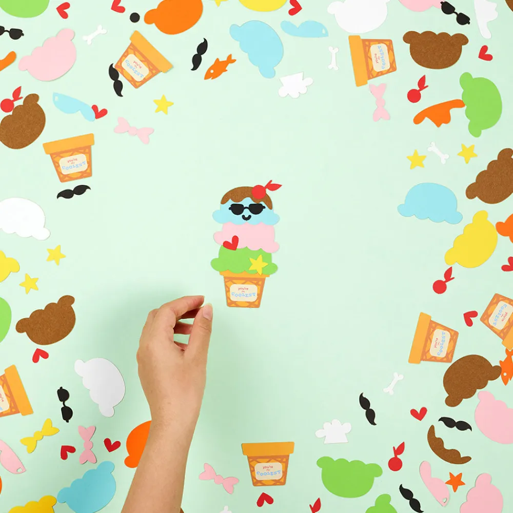 Lovepop Valentine'S Day 2/14|Kids|Valentine's Day Craft Kit Make-Your-Own Ice Cream Cones