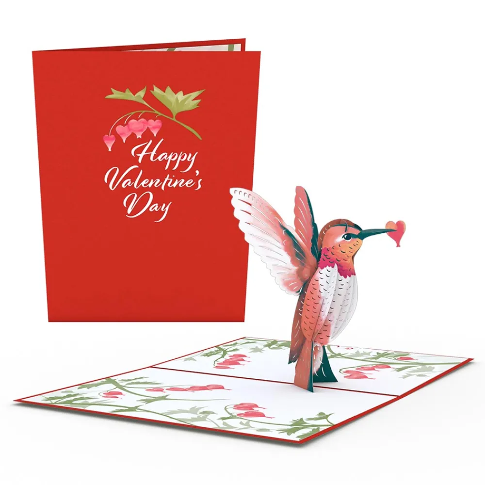 Lovepop Valentine'S Day 2/14|Her|Valentine’s Day Hummingbird Pop-Up Card