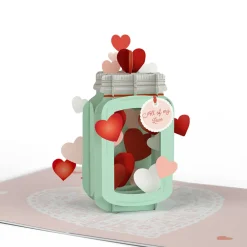 Lovepop Greeting Cards|Valentine'S Day 2/14|Valentine's Day Love Jar Pop-Up Card