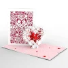 Lovepop Greeting Cards|Anniversary|Vintage Love Birds Valentine's Day Pop-Up Card