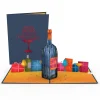 Lovepop Greeting Cards|Birthday|Vintage Wine Birthday Pop-Up Card