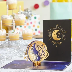 Lovepop Birthday|Her|Virgo Zodiac Birthday Pop-Up Card