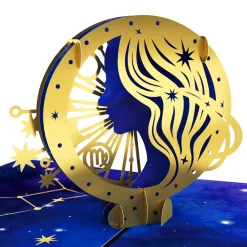 Lovepop Birthday|Her|Virgo Zodiac Birthday Pop-Up Card