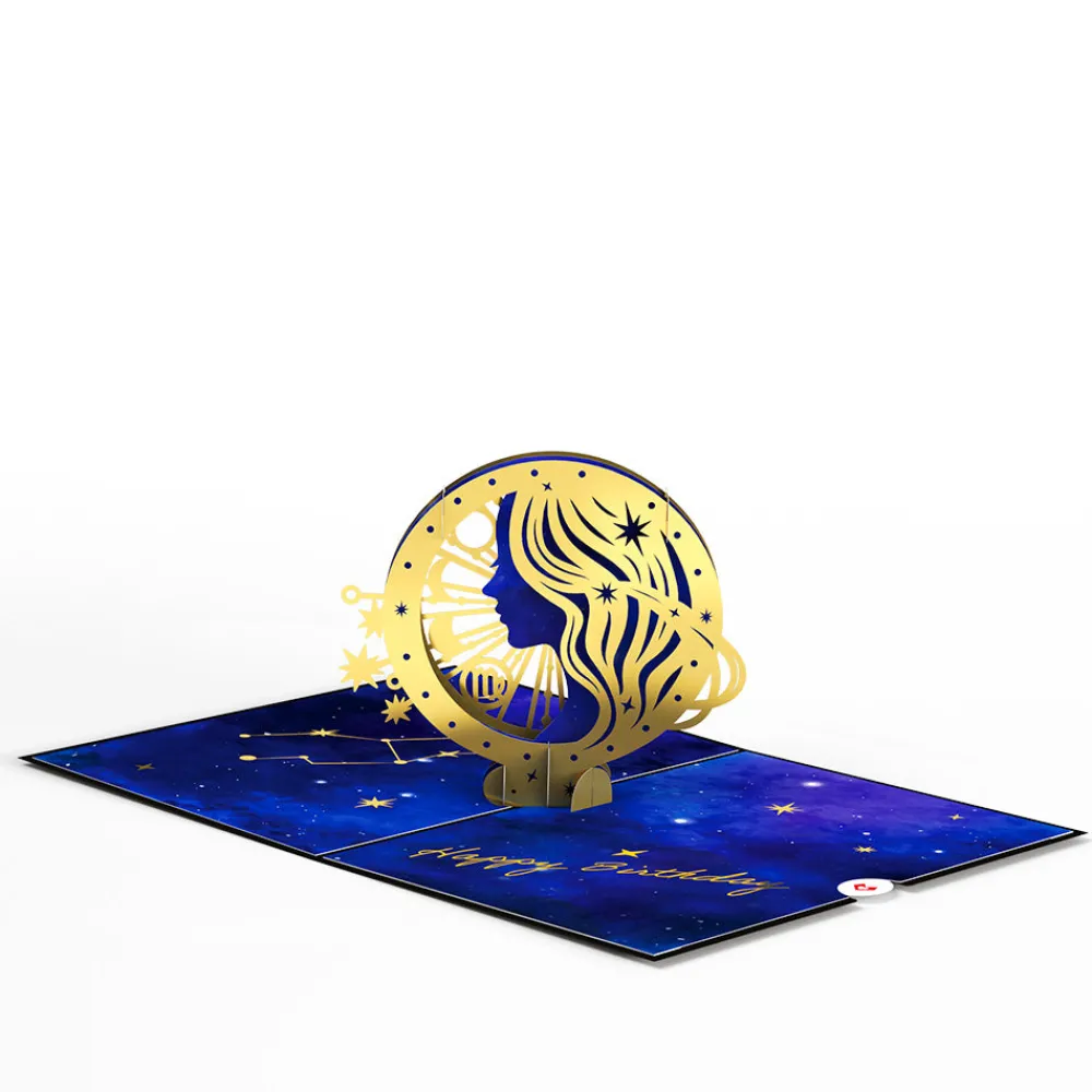 Lovepop Birthday|Her|Virgo Zodiac Birthday Pop-Up Card