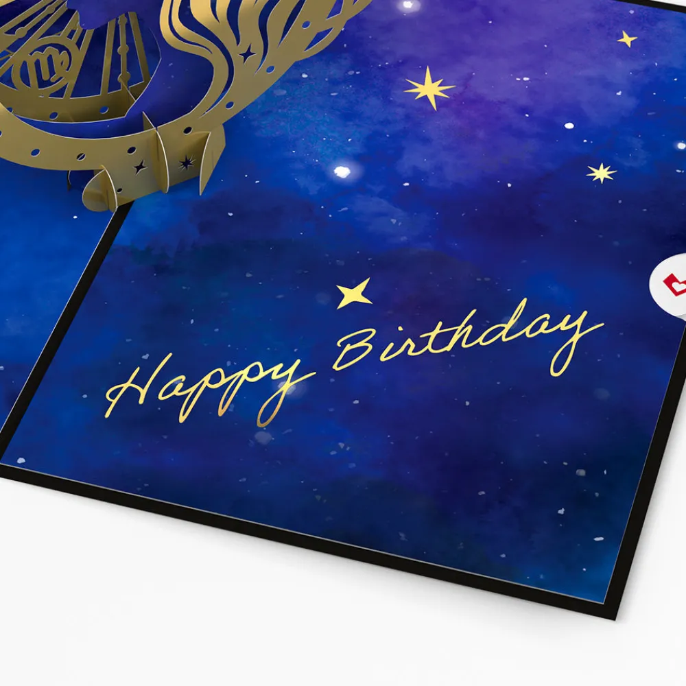Lovepop Birthday|Her|Virgo Zodiac Birthday Pop-Up Card